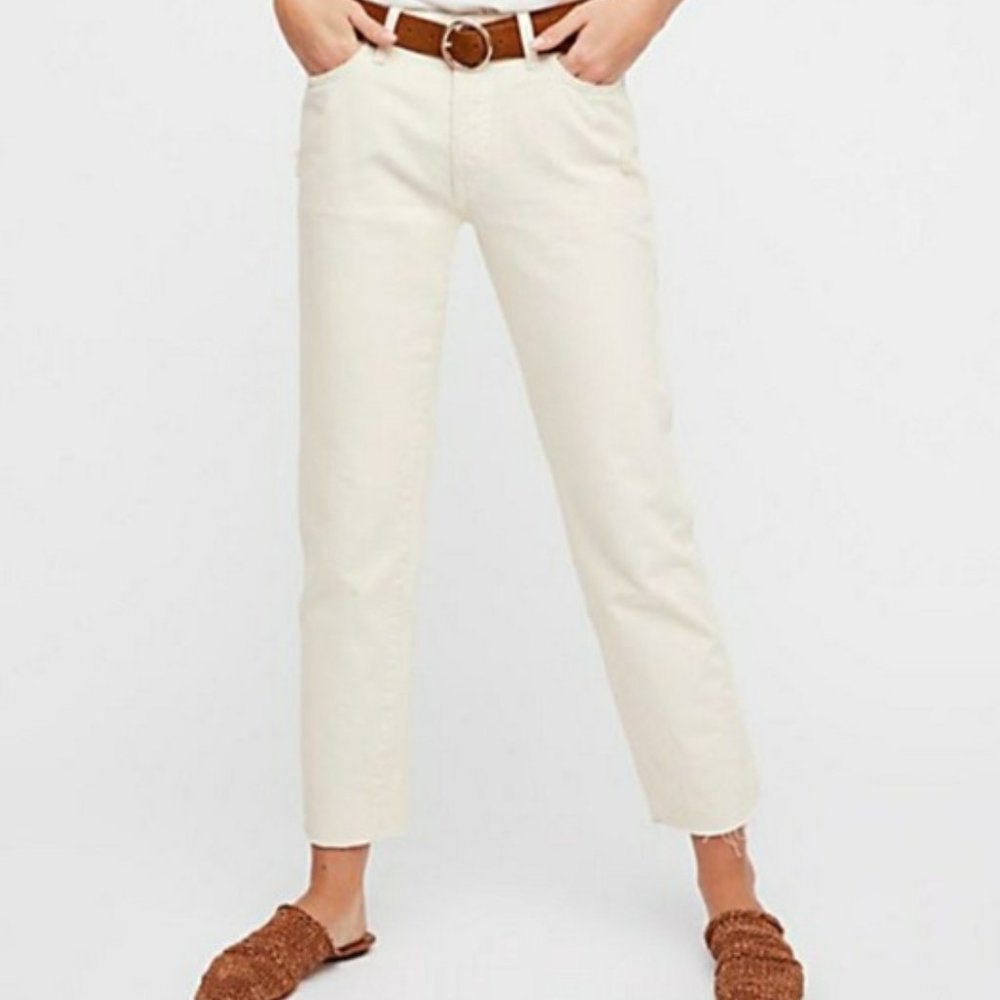 We The Free Cropped Ankle Slim Boyfriend Jeans Size 24